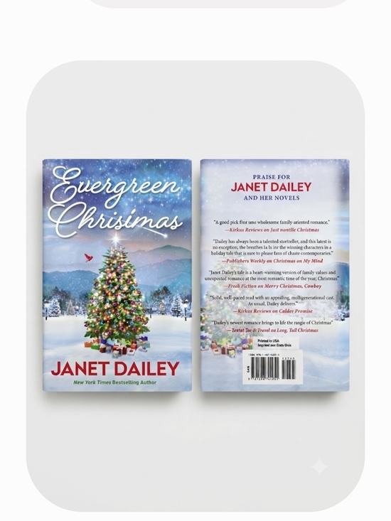 Janet Dailey Other - Evergreen Christmas by Janet Dailey - Festive Hardcover-Style Paperback